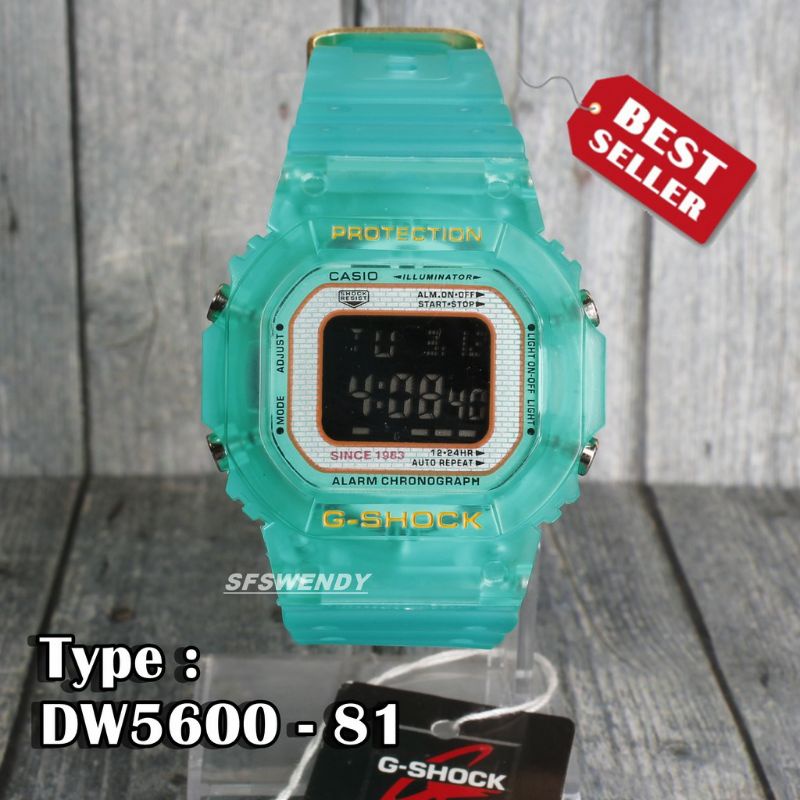 Jam Tangan Dw5600 Tahan Air Transparan Kasual Terlaris Pria Wanita Outdoor