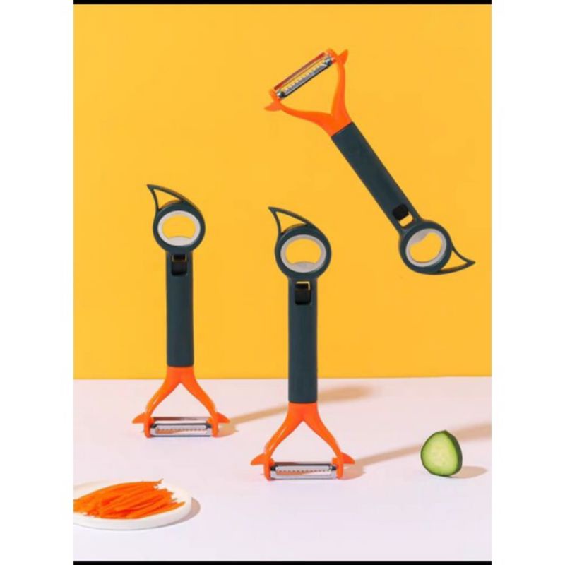 MJ88 PENGUPAS KULIT BUAH DAN PEMBUKA TUTUP BOTOL MULTIFUNGSI 7 IN 1 SUPER MURAH