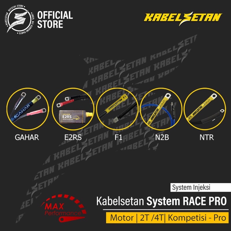 KABEL SETAN SETT BUNDLE RACE PRO FULL KOMPETISI INJEKSI