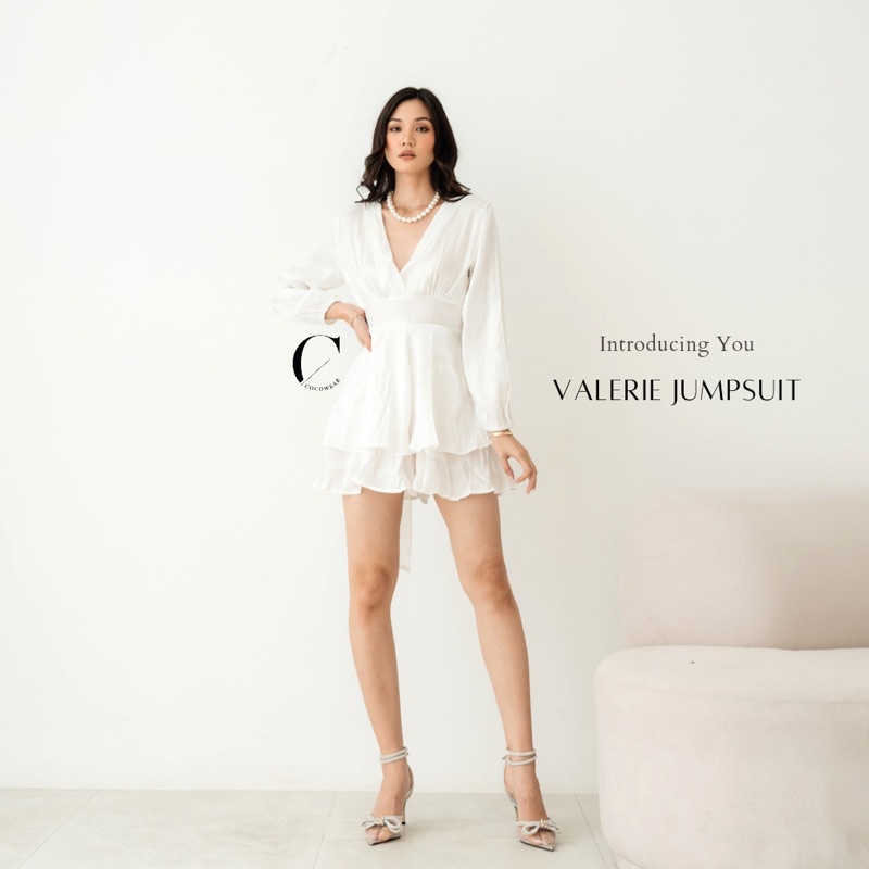 VALERIE JUMPSUITS - JUMPSUITS SATIN PREMIUM WANITA