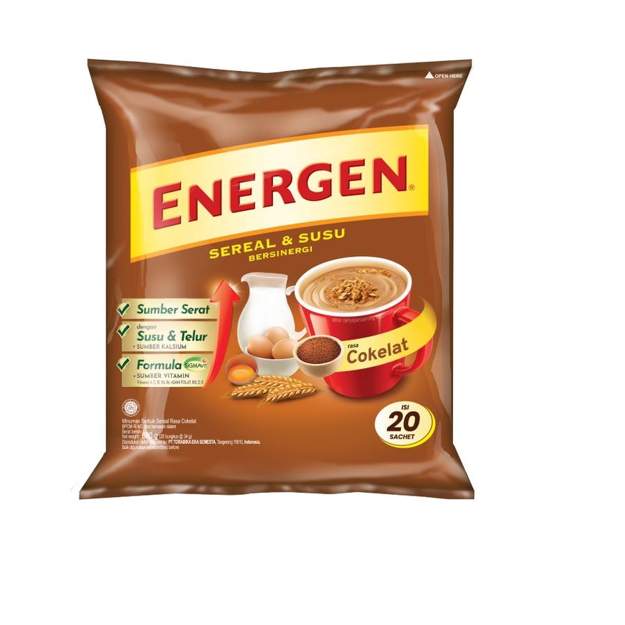 

️✔️✔️ Energen Cokelat Bag @ 34 gram serbuuu !