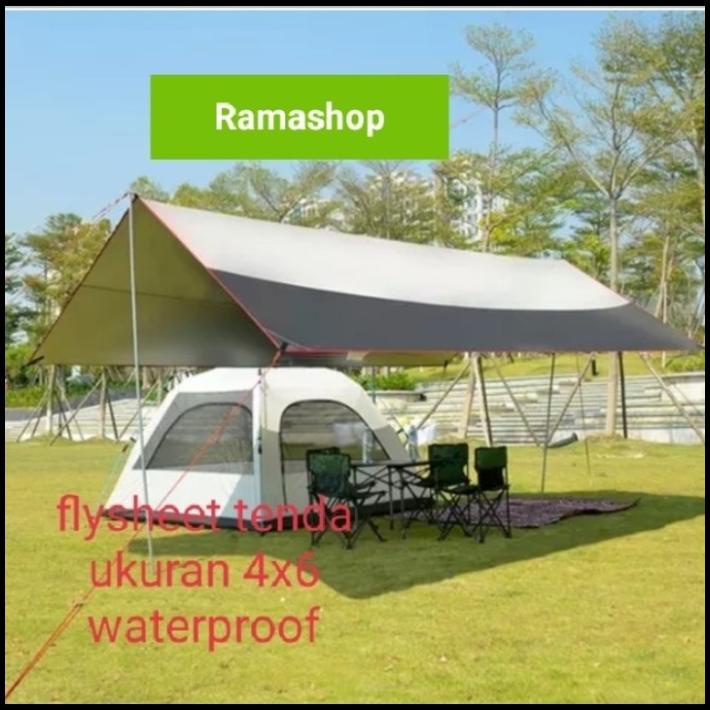 Flysheet Waterproof 4X6 Kombinasi