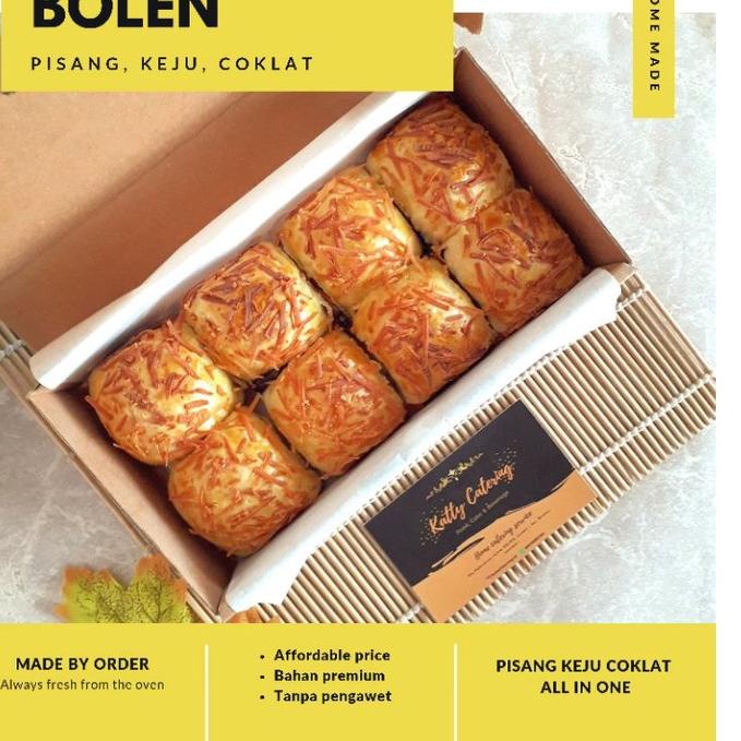

✨TERBARU✨ Bolen premium pisang, coklat, keju, home made !!