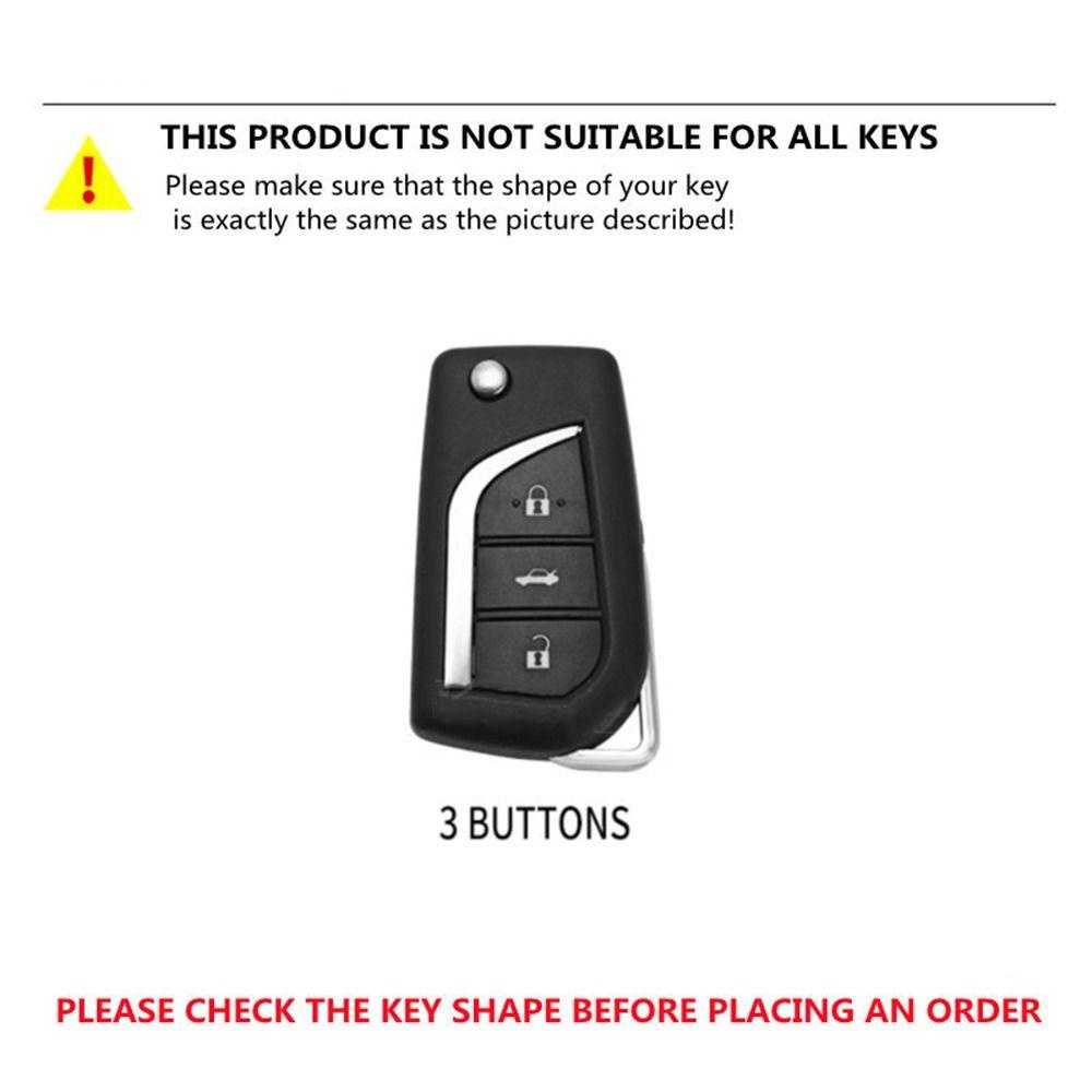 POPULAR Remote Key Case Full Proteksi Aksesoris Mobil Pelindung Fob Kunci Cover Untuk Corolla