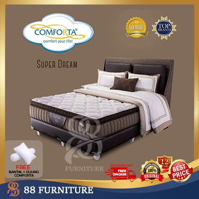 Jual Springbed Comforta SUPER DREAM Kasur Spring Bed Set Lokal Full Set ...