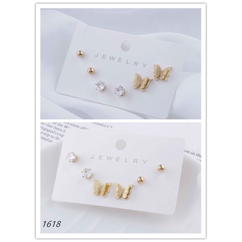 Titanium Set Perhiasan Kalung Dan Anting Fashion 8894