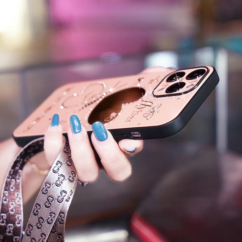 Casing soft case Huawei P30 P40 Pro Mate 30 40 Pro Mate30 Mate40 Aksen Cermin Berlian Imitasi