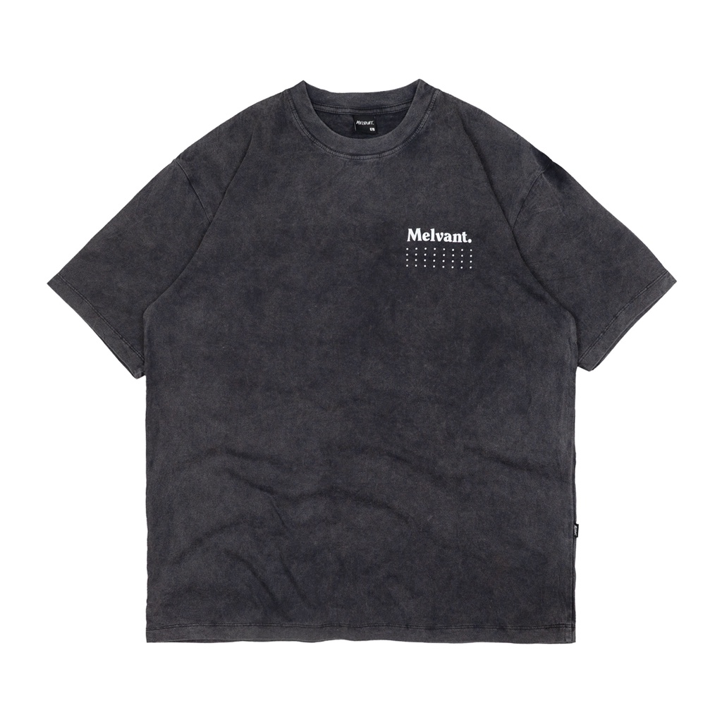 MTS MANSTEIN BLACK WASHED - MELVANT TSHIRT