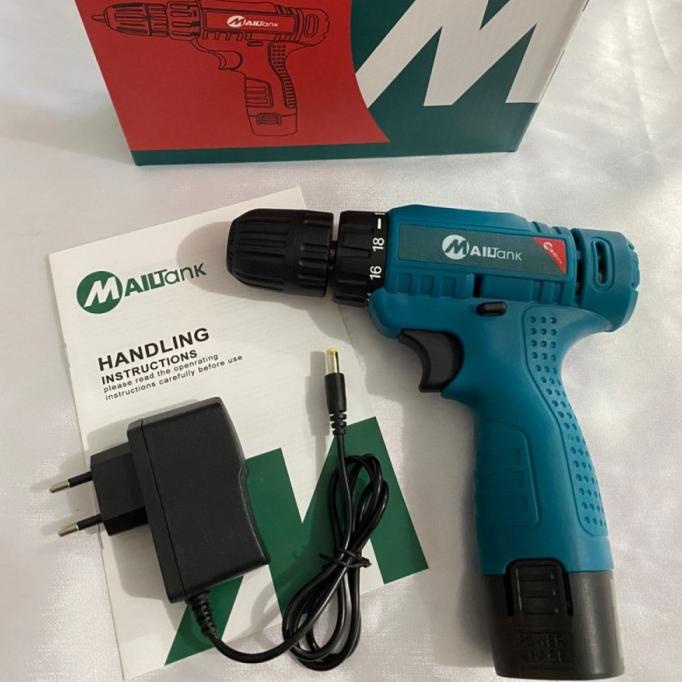 BOR BATERAI CORDLESS DRILL 10 MM 12 VOLT MAILTANK SH 201