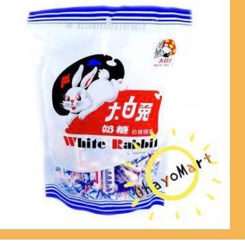 

limited STOCK!permen kelinci / permen jadoel / white rabbit candy /creamy candy 180g|KD9
