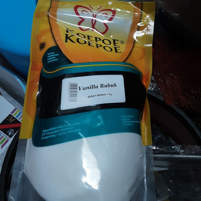 

ORIGINAL MURAH Vanilla crystal, perisa vanili koepoe pouch 1kg