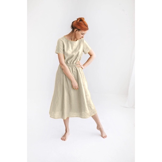 DRESS MURAH - FAIRY LINEN DRESS