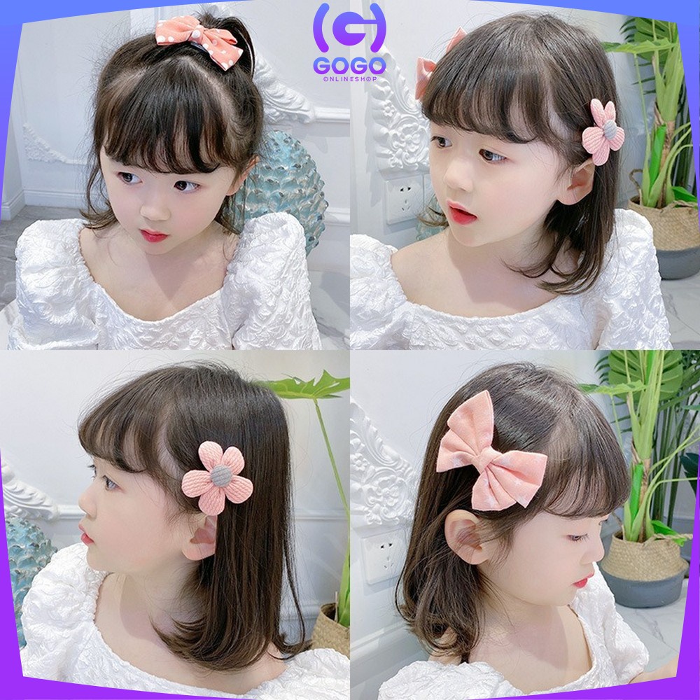 GOGO-C323 Jepit Rambut Anak Ala Korea 9IN1 / Aksesoris Jepitan Rambut Pita Anak Perempuan / Jepit Rambut Karakter Kelinci / Korean Hair Clip