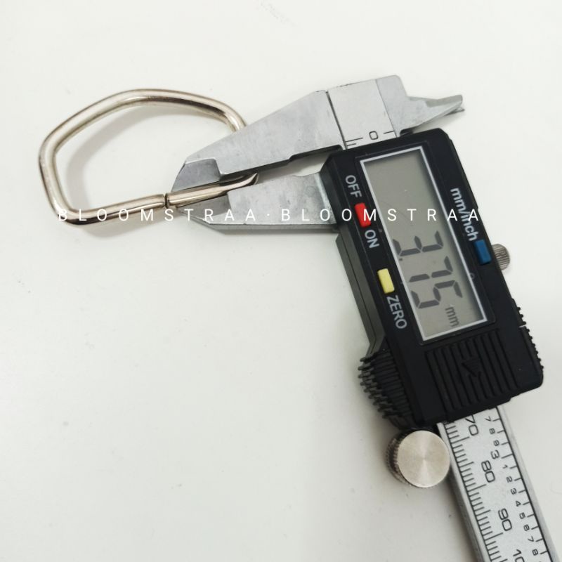 Grosir Ring D mm nikel ring D besi 4cm silver 40 mm 4 cm 40mm 38mm 3,8 cm