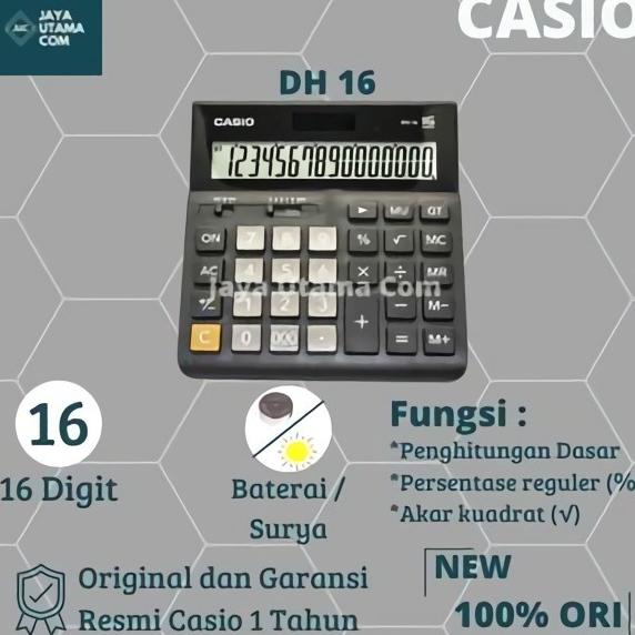

[COD] Kalkulator Casio DH-16 CUCI GUDANG Kode 1062
