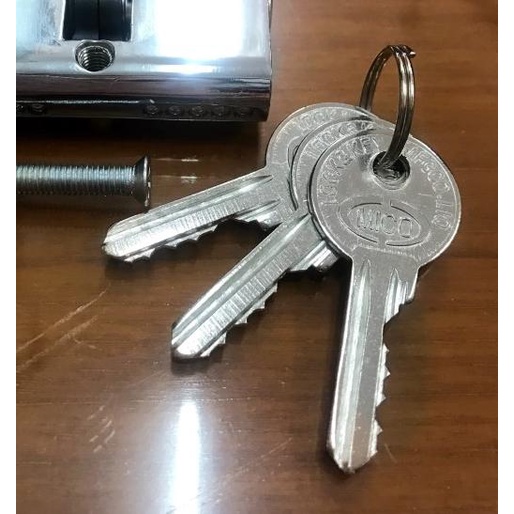 Silinder Cylinder Kunci Pintu Aluminium Oval - Cylindrical Lock