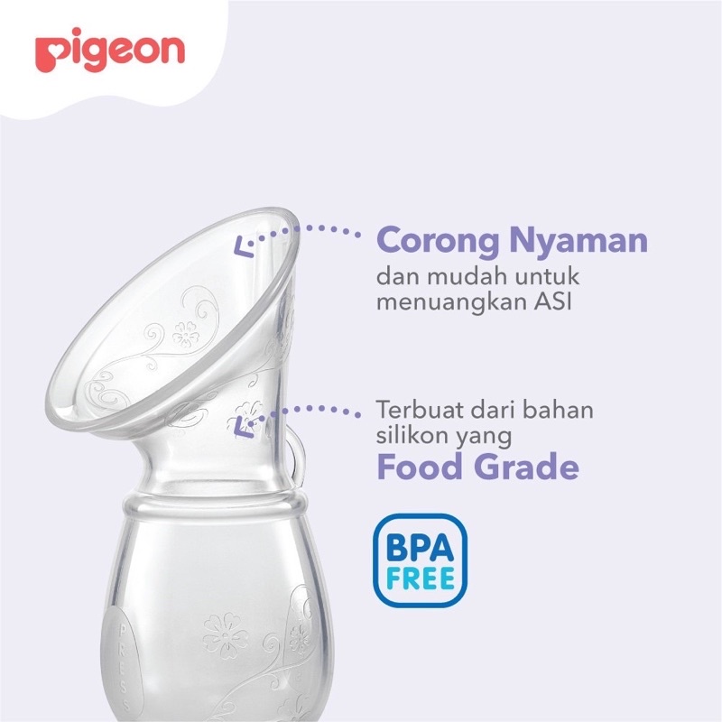 Pigeon Milk Saver Pump Penampung Asi Silikon