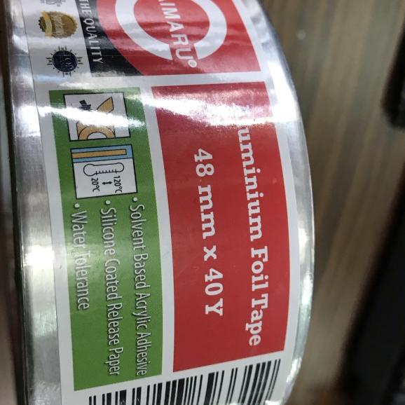 

LAKBAN ALUMINIUM FOIL/LAKBAN TAHAN PANAS/SOLASI ALUMINIUM