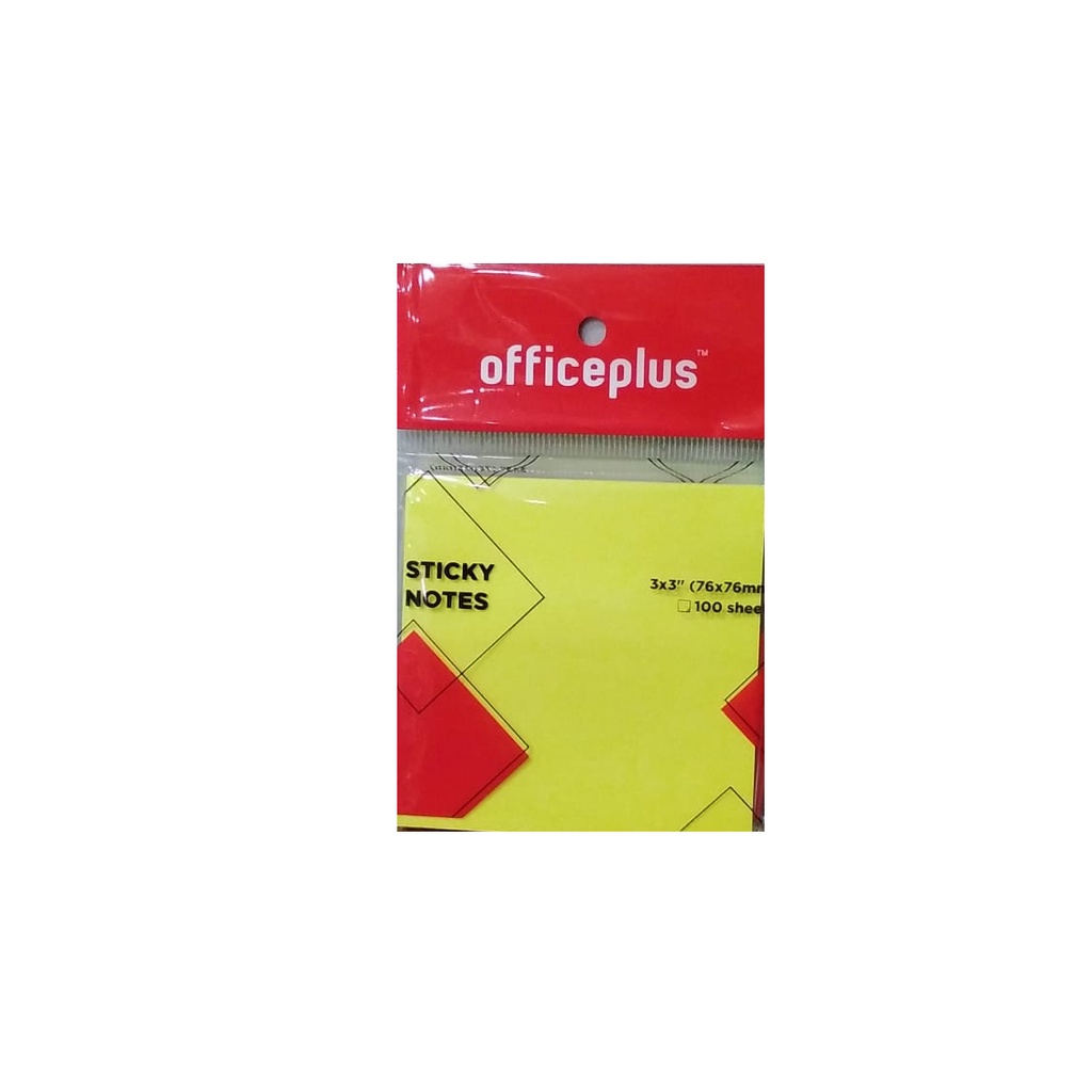 

Gramedia Banjarmasin - Officeplus Sticky Note 3x3" 100 Sheet Neon Yellow