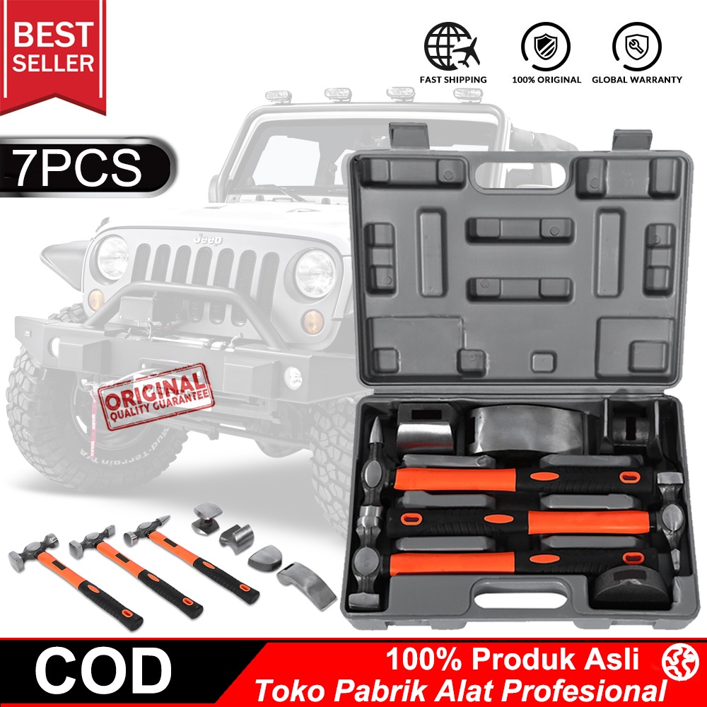 Original Palu Body Ketok Magic Auto Body Repair Kit Set 7 pcs