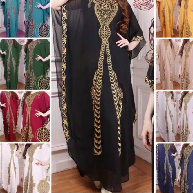 Gamis Jumbo Murah Kaftan Luna maya Terbaru Berkualitas Termurah