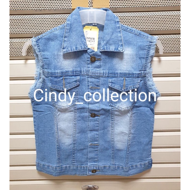 Rompi Jeans Jaket Vintage Wanita Vian Vest Outfit Terbaru Wanita