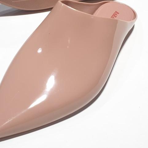 jelly sandal slop barabara sendal lancip karet import BBJD938BPLC