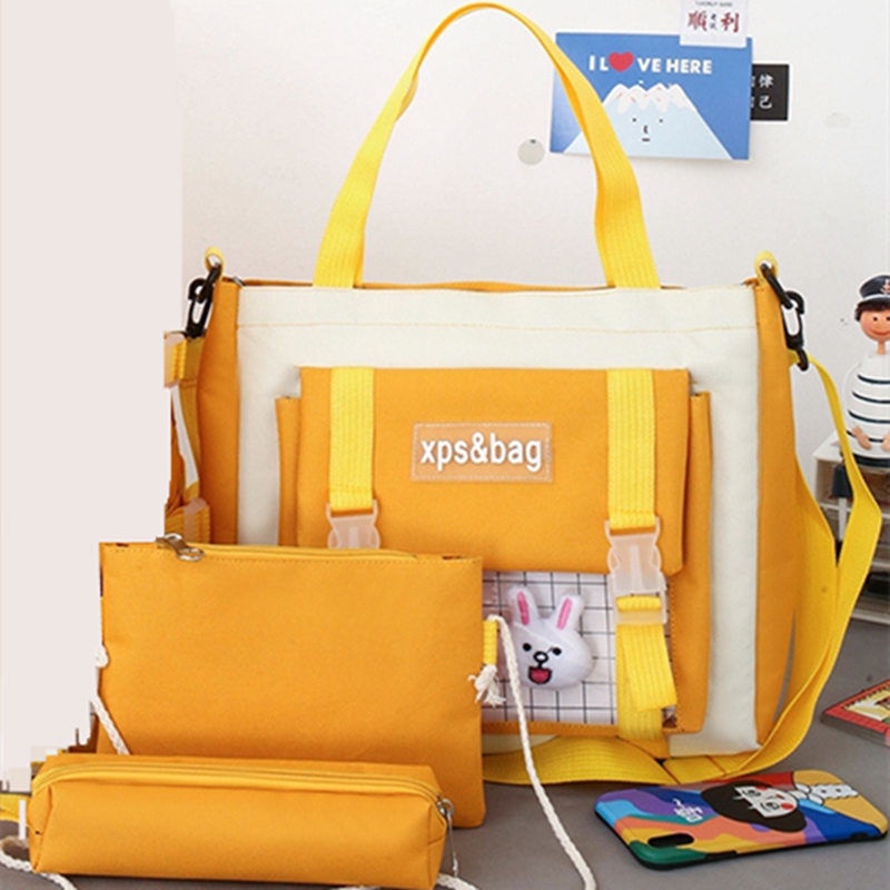 ☂✠Sera Meizu Style Tas Bahu Wanita Baru Tas Sekolah Dasar SMP Sederhana SMA Kapasitas Besar Tas Ransel Mahasiswa