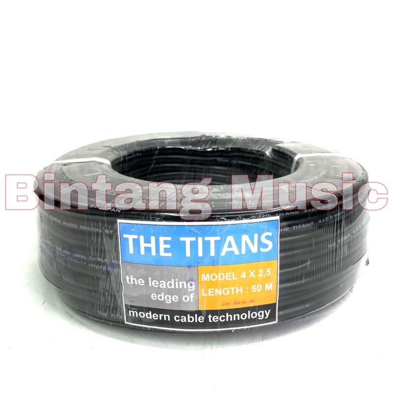 Kabel speaker titan 4x2.5 Original 50 meter