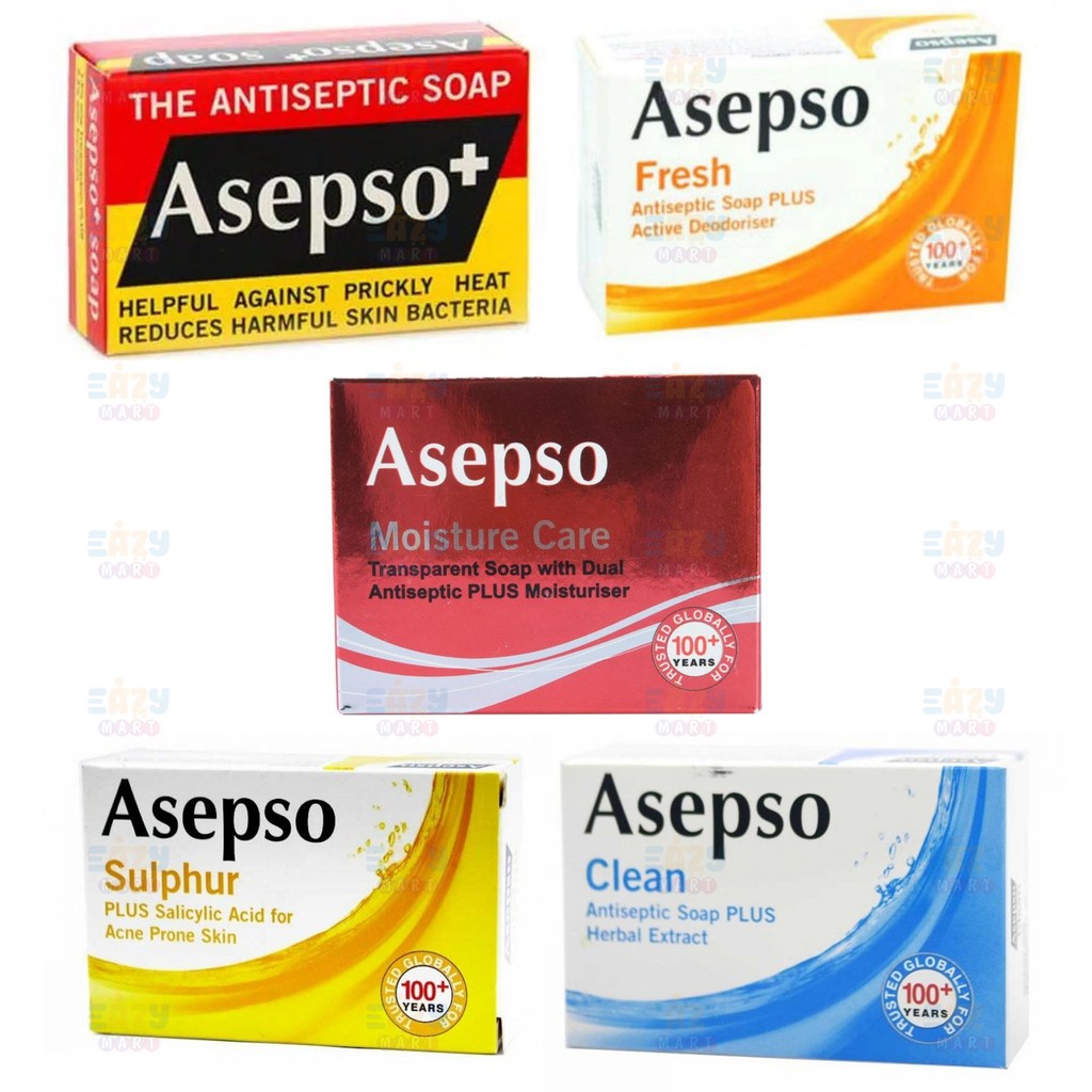 SABUN ASEPSO 80GR SABUN ANTI SEPTIK ASEPSO SABUN ANTISEPTIK ANTI BAKTERI KUMAN SABUN KULIT