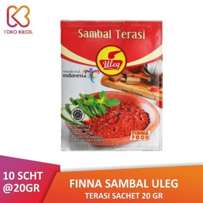 

[PACK] Finna Sambal Uleg Terasi Sachet (10 x 20gr)