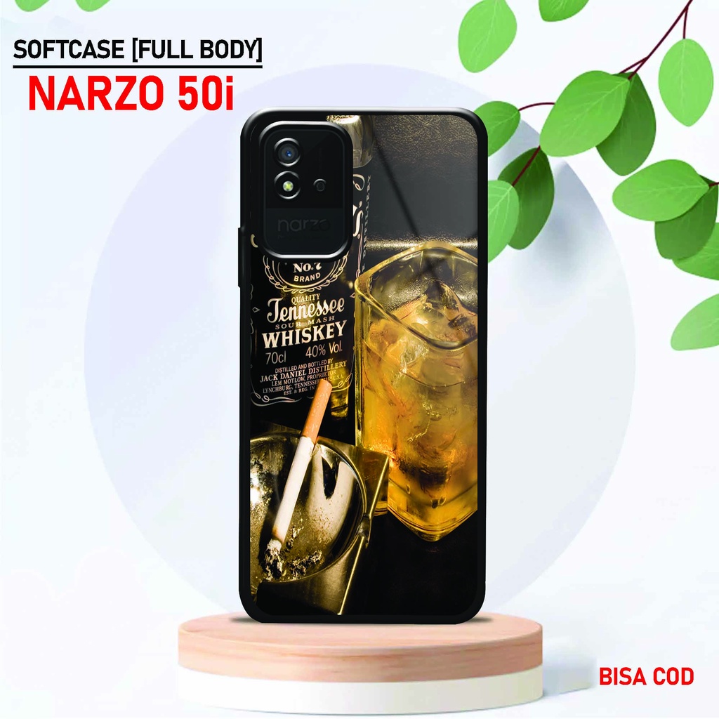 Softcase Glossy Realme Narzo 50i - Fashion Case [ UC 54 ] Realme Narzo 50i - Softcase Mengkilat Real