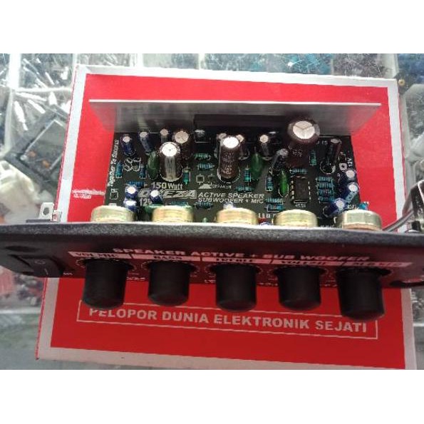 Rekomendasi Kit Power Speaker Aktif  DC 12V la4440 150 watt