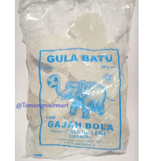 

TRCAa1A9--Gula Batu Cap Gajah Bola 500gram
