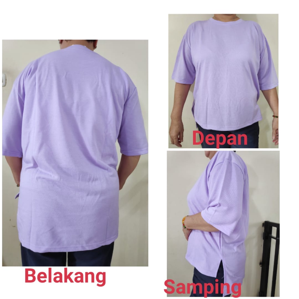 MOMOGI- ATASAN OVERSIZE COUPLE/ ATASAN VIRAL PRINTING DTF IBU&amp;ANAK