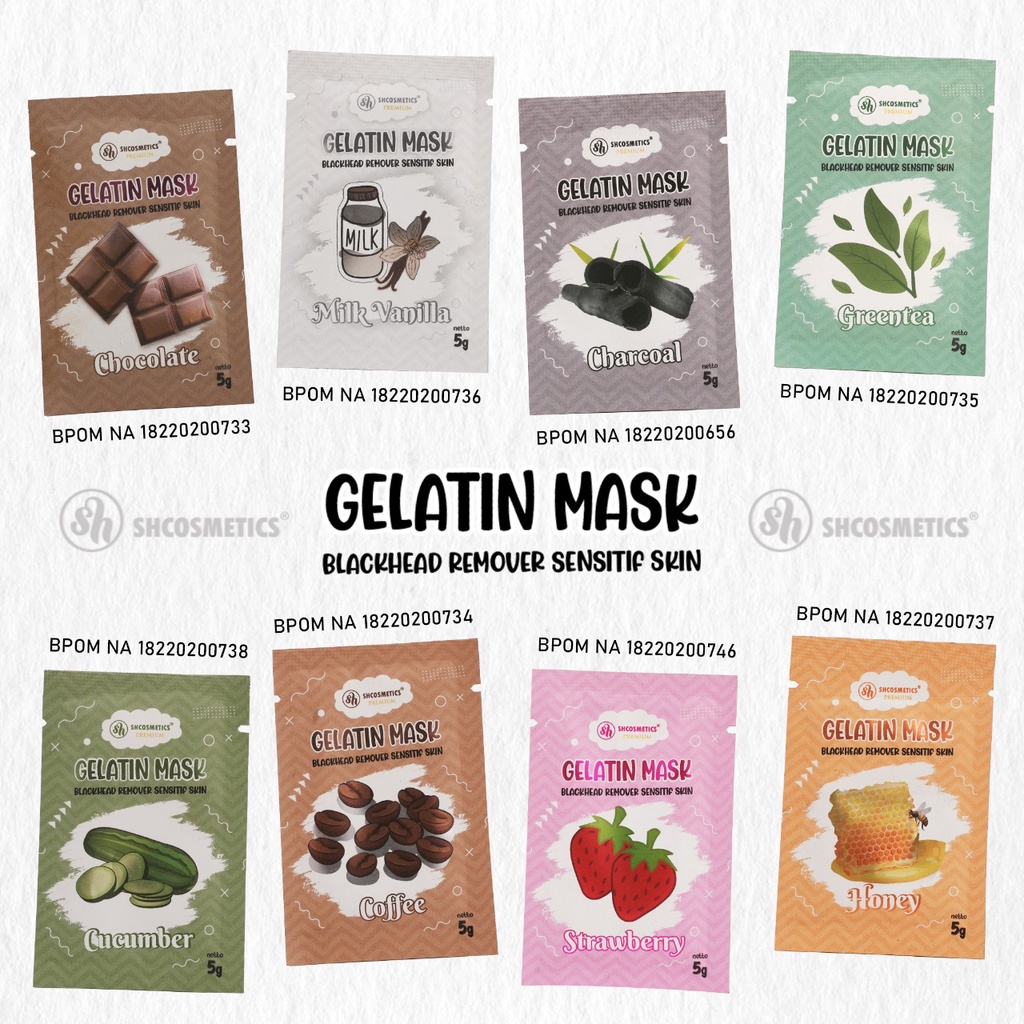 (BOSS) MASKER GELATIN SHCOSMETICS 5gr