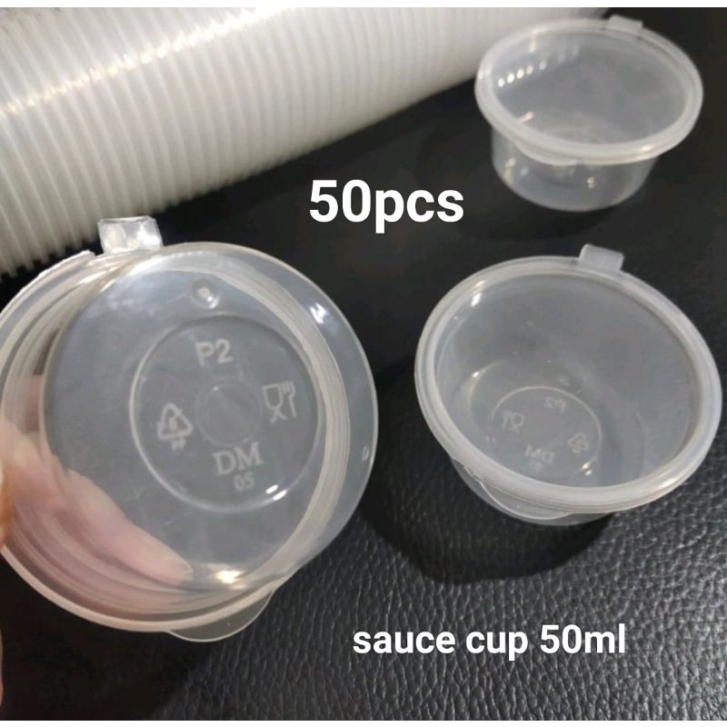 Sauce Cup Plastik Thinwall DM 50ML Isi 50pcs