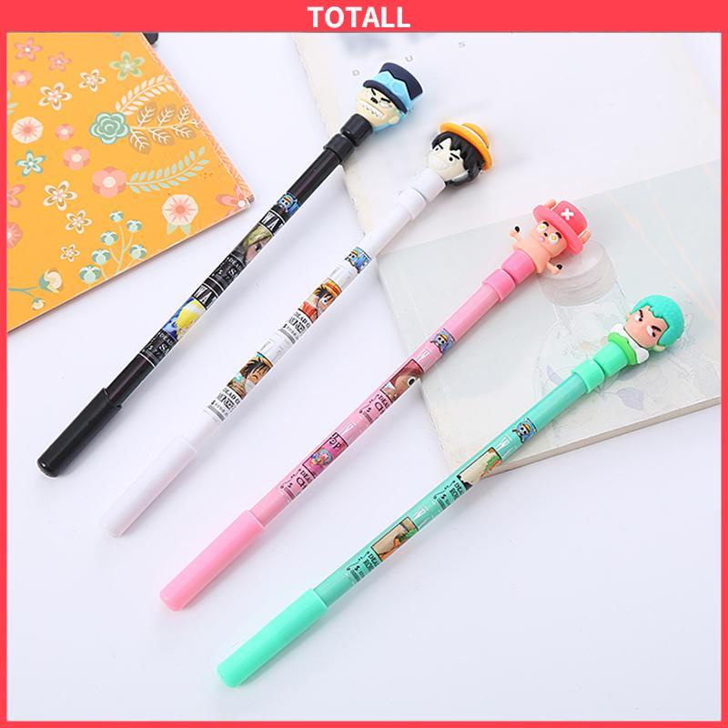 COD Spinning Pen Pulpen Putar Karakter Anti Stress Pena Mainan Anak Spinner Balance One Piece-Totall