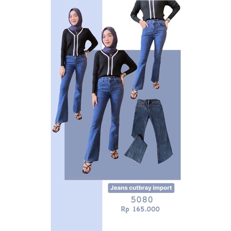 Jeans Cutbray Unfinish
