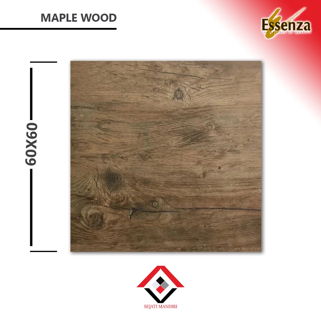Granit 60x60 - Motif Kayu - Essenza Maple Wood