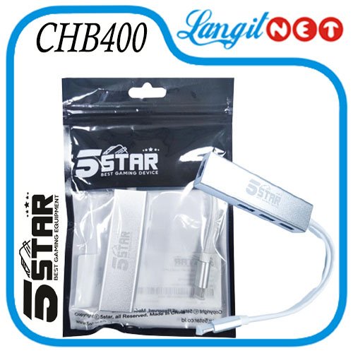 CHB400 5STAR TYPE C TO LAN PORT plus USB3.0 x 3 1000MBPS 3.0