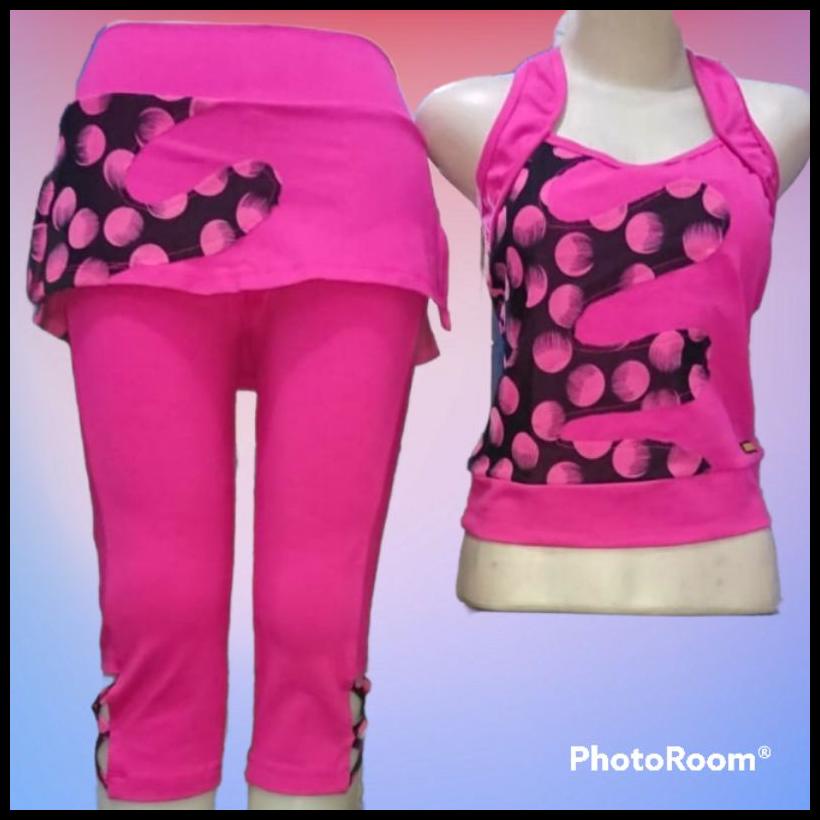 Terlaris Best Seller Set Senam Katun Baju Seksi Baju Olahraga Zumba Set Pakaian Wanita Terbaru