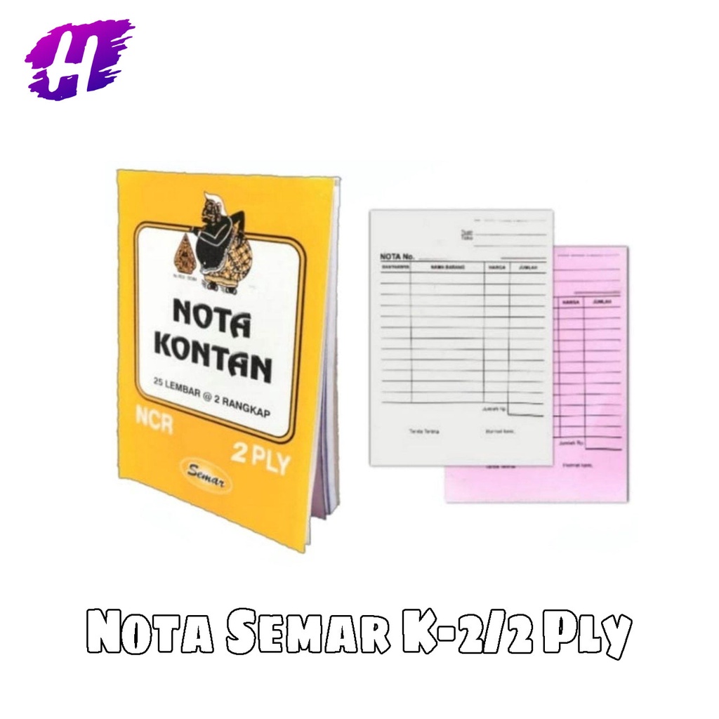 

1 Pcs Buku Nota kontan kecil 2 ply SEMAR