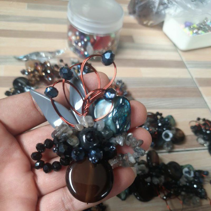 bros jilbab batu batu kalimantan kombinasi keristal