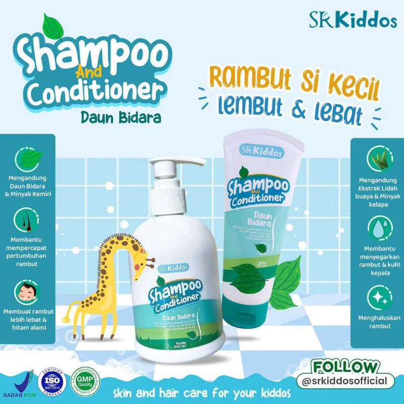 Shampoo dan Conditioner Daun Bidara Sr12 Tube