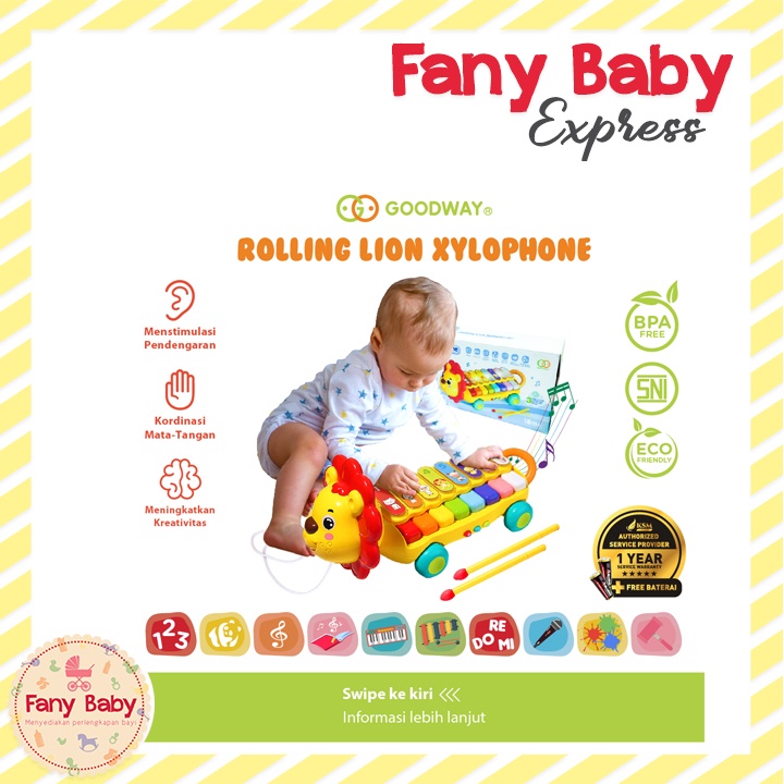 GOODWAY ROLLING LION XYLOPHONE / GW3503