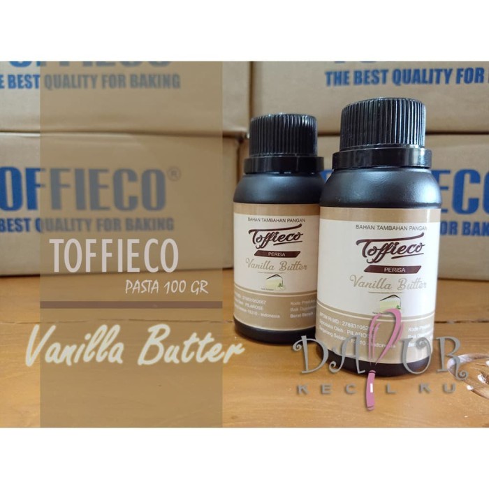 

ORIGINAL MURAH Perisa / Pasta Vanilla Butter Toffieco 100 gr