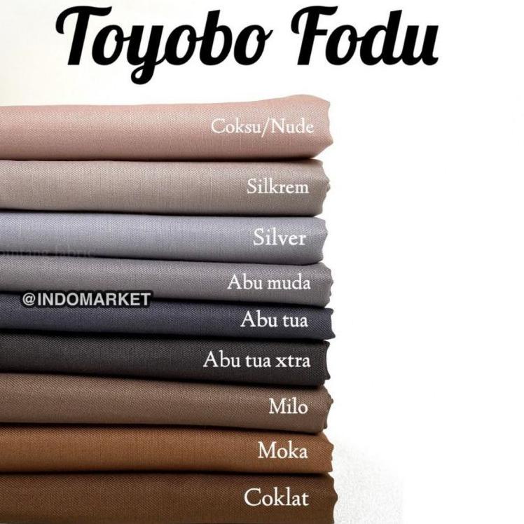 VIR.18Oc22н • )KAIN TOYOBO FODU PREMIUM / BAHAN KAIN /KAIN METERAN / BAHAN PAKAIAN/TOYOBO ORIGINAL /