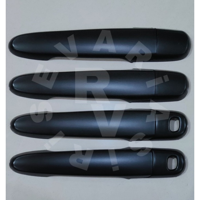 [BISA COD] Cover Handle Hitam Doff Smartkey Keyless New Avanza Veloz 2019 / Perlengkapan Variasi Mob