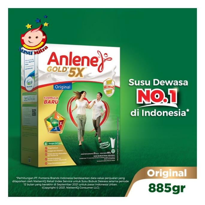 

[ COD ] Anlene Gold 5X Susu Bubuk Original 885g-Tulang, Sendi & Otot